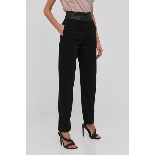 Twinset jeansy damskie high waist Twinset 27 ANSWEAR.com