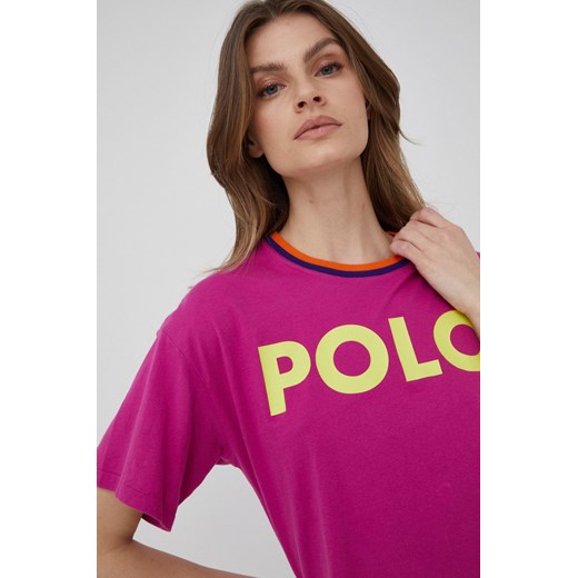 Polo Ralph Lauren t-shirt bawełniany kolor różowy Polo Ralph Lauren XS ANSWEAR.com