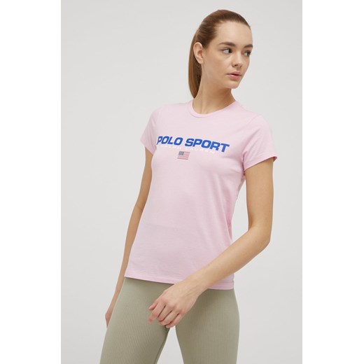 Polo Ralph Lauren t-shirt bawełniany kolor różowy Polo Ralph Lauren S ANSWEAR.com