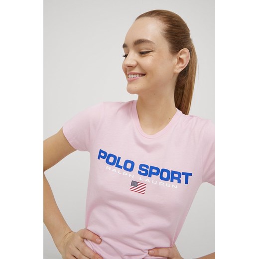 Polo Ralph Lauren t-shirt bawełniany kolor różowy Polo Ralph Lauren L ANSWEAR.com