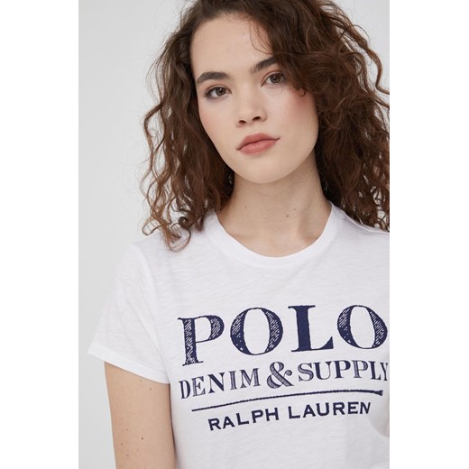 Polo Ralph Lauren t-shirt bawełniany kolor biały Polo Ralph Lauren S ANSWEAR.com