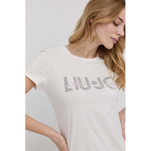 Liu Jo t-shirt damski kolor biały Liu Jo XS ANSWEAR.com