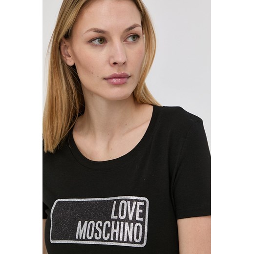 Love Moschino T-shirt damski kolor czarny Love Moschino 36 ANSWEAR.com