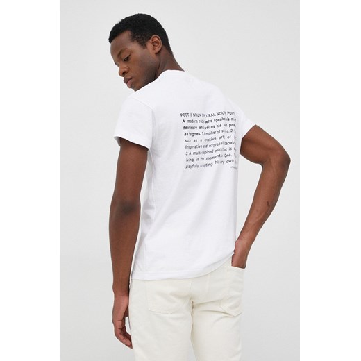 Young Poets Society t-shirt bawełniany kolor biały z nadrukiem Young Poets Society M ANSWEAR.com
