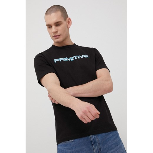 Primitive t-shirt bawełniany x Terminator kolor czarny z nadrukiem Primitive S ANSWEAR.com