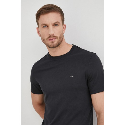 Michael Kors t-shirt bawełniany CB95FJ2C93 kolor czarny gładki ze sklepu ANSWEAR.com w kategorii T-shirty męskie - zdjęcie 135098939