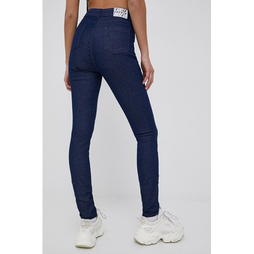 LaBellaMafia jeansy damskie kolor granatowy Labellamafia S promocja ANSWEAR.com