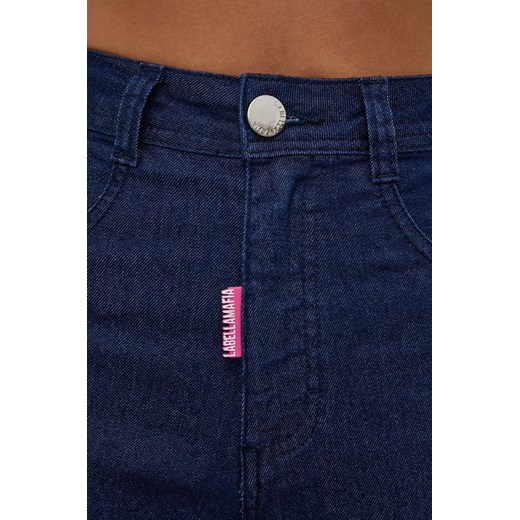 LaBellaMafia jeansy damskie kolor granatowy Labellamafia XS ANSWEAR.com wyprzedaż