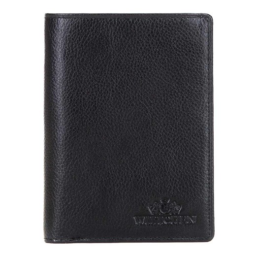 Męski portfel skórzany bez zapięcia czarny ze sklepu WITTCHEN w kategorii Portfele męskie - zdjęcie 135122635
