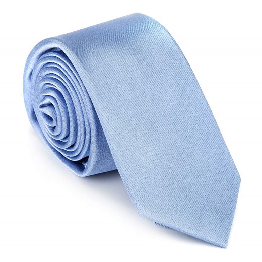 Krawat jedwabny bez wzoru ze sklepu WITTCHEN w kategorii Krawaty - zdjęcie 135123706