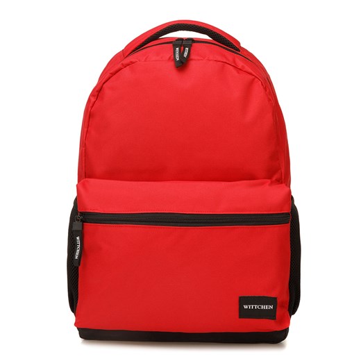 Plecak basic duży czerwono-czarny ze sklepu WITTCHEN w kategorii Plecaki - zdjęcie 135127648
