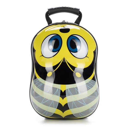Plecak dla dzieci czarno-żółty ze sklepu WITTCHEN w kategorii Plecaki dla dzieci - zdjęcie 135127709