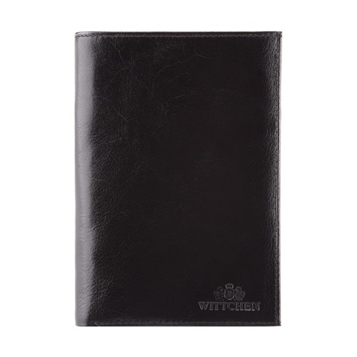 Męski portfel ze skóry bez zapięcia czarny ze sklepu WITTCHEN w kategorii Portfele męskie - zdjęcie 135128189
