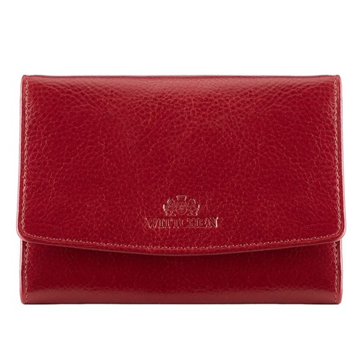Damski portfel skórzany średni czerwony ze sklepu WITTCHEN w kategorii Portfele damskie - zdjęcie 135128209