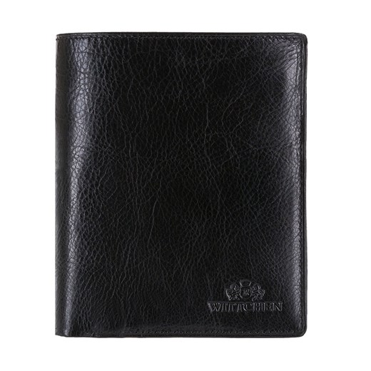Męski portfel skórzany trzyczęściowy czarny ze sklepu WITTCHEN w kategorii Portfele męskie - zdjęcie 135128437