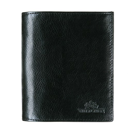 Męski portfel skórzany z herbem duży czarny ze sklepu WITTCHEN w kategorii Portfele męskie - zdjęcie 135128505