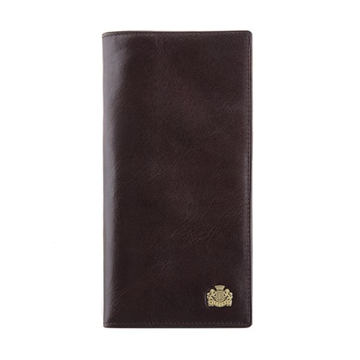 Damski skórzany portfel z herbem pionowy brązowy ze sklepu WITTCHEN w kategorii Portfele damskie - zdjęcie 135128839