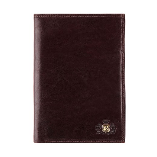 Męski portfel ze skóry z herbem bez zapięcia brązowy ze sklepu WITTCHEN w kategorii Portfele męskie - zdjęcie 135129167