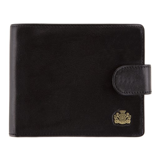 Męski portfel ze skóry poziomy czarny ze sklepu WITTCHEN w kategorii Portfele męskie - zdjęcie 135129747