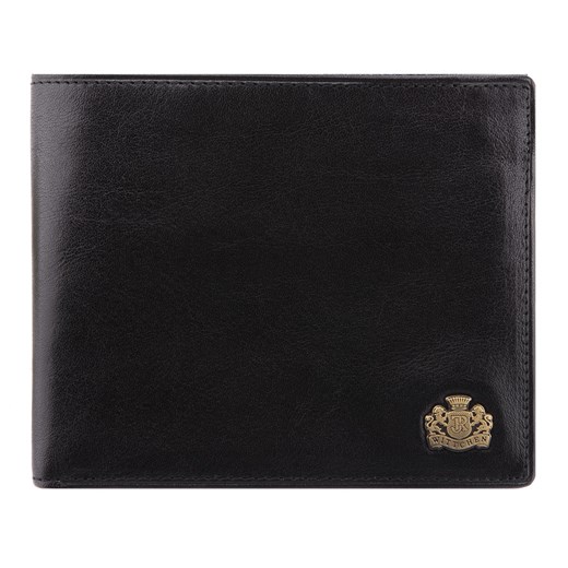 Skórzany średni portfel męski czarny ze sklepu WITTCHEN w kategorii Portfele męskie - zdjęcie 135129909
