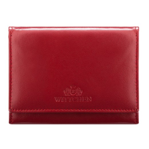 Damski portfel skórzany klasyczny średni czerwony ze sklepu WITTCHEN w kategorii Portfele damskie - zdjęcie 135130939