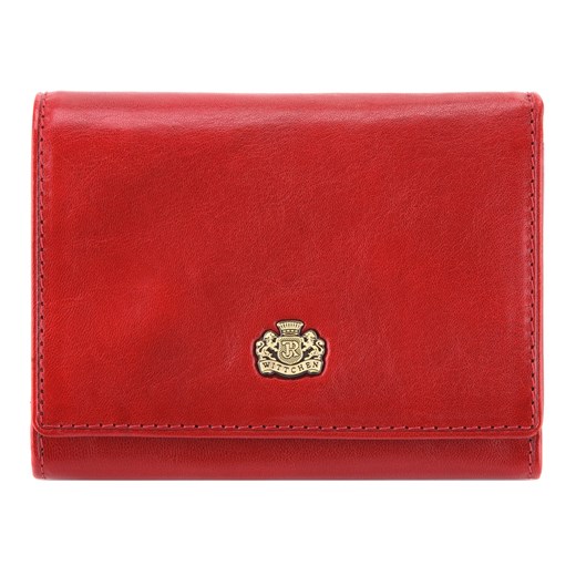 Damski portfel skórzany z herbem na napę czerwony ze sklepu WITTCHEN w kategorii Portfele damskie - zdjęcie 135131137