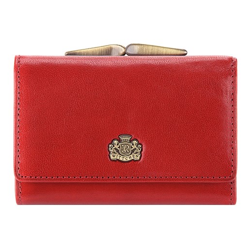 Mała portmonetka damska skórzana czerwona ze sklepu WITTCHEN w kategorii Portfele damskie - zdjęcie 135131227