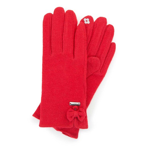 Damskie rękawiczki wełniane do smartfona ze sklepu WITTCHEN w kategorii Rękawiczki damskie - zdjęcie 135131438