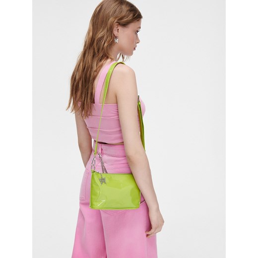 Cropp - Torebka crossbody z ozdobnym detalem - Zielony Cropp Uniwersalny Cropp
