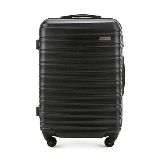 Średnia walizka z ABS-u z żebrowaniem Wittchen WITTCHEN promocyjna cena