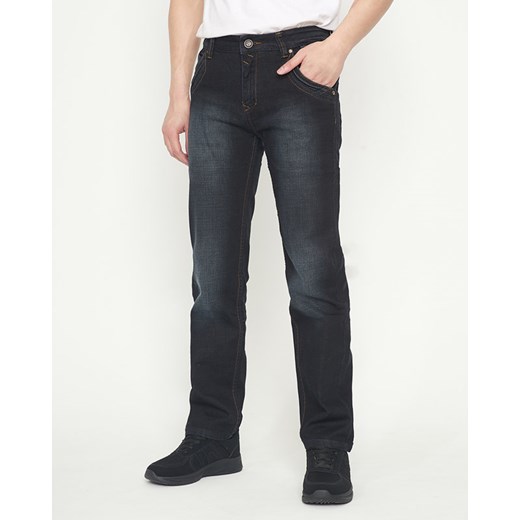 Czarne męskie jeansy - Odzież Royalfashion.pl 3XL-46 royalfashion.pl
