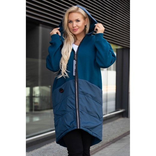 Morska zapinana kurtka/bluza z kapturem - GWEN, Rozmiar - 1 (40-42) 1 (40-42) Sklep XL-KA