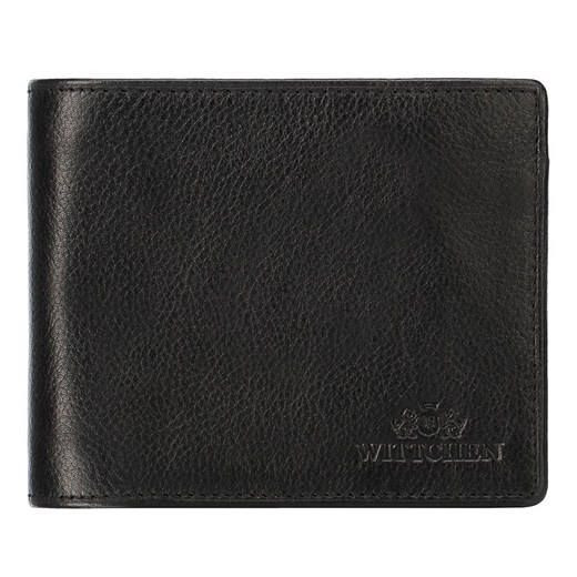 Męski portfel z RFID skórzany z dwoma suwakami z ochroną kart brązowy ze sklepu WITTCHEN w kategorii Portfele męskie - zdjęcie 135190586
