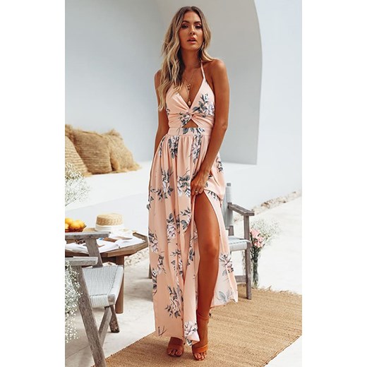 Sukienka w kolorze jasnoróżowym Tina S okazyjna cena Limango Polska