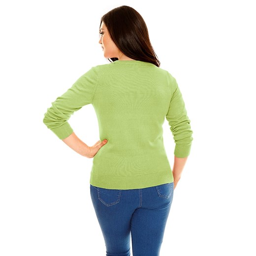 Sweter w kolorze zielonym Heine 38 wyprzedaż Limango Polska