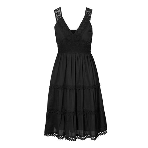 Sukienka czarny halens-pl czarny bawełniane