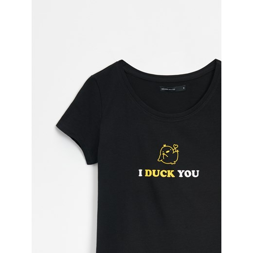 Koszulka z nadrukiem I Duck You - Czarny House M okazja House