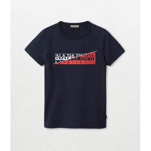 Dziecięcy t-shirt NAPAPIJRI K SAKY BLU MARINE Napapijri 8 okazja Sportstylestory.com