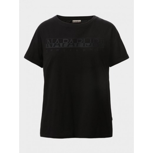 Damski t-shirt NAPAPIJRI SERBER WOM BLACK 041 Napapijri M Sportstylestory.com okazyjna cena
