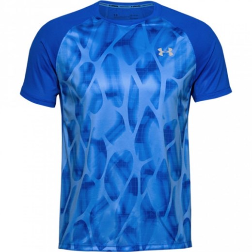 Męska koszulka do biegania UNDER ARMOUR ISO-CHILL Printed Short Sleeve Under Armour S okazyjna cena Sportstylestory.com