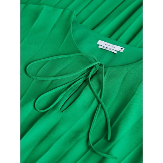 Reserved - Plisowana sukienka - Zielony Reserved XXL Reserved