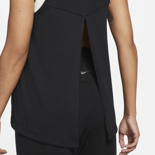 Damska koszulka bez rękawów Nike Yoga Dri-FIT - Czerń Nike XL Nike poland