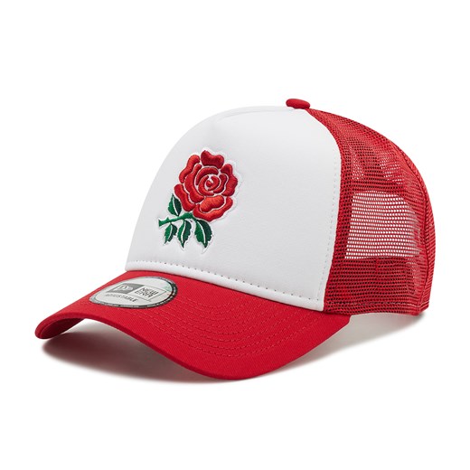 Czapka z daszkiem NEW ERA - England Rugby Union Rose Trucker 12551658 Biały New Era eobuwie.pl