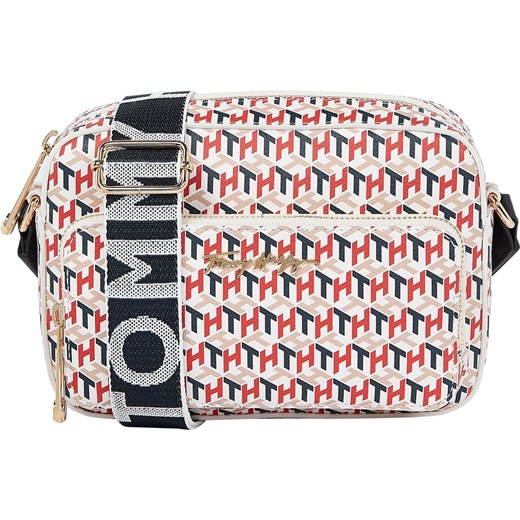 TOMMY HILFIGER TOREBKA DAMSKA ICONIC TOMMY CAMERA BAG CORP MON ECRU AW0AW11519 Tommy Hilfiger UNI promocja messimo