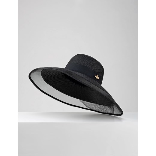 Czarny kapelusz z dużym rondem Molton ONE SIZE Molton
