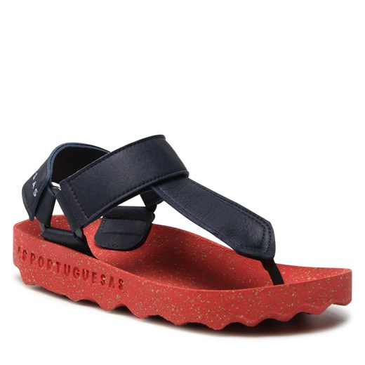 Sandały ASPORTUGUESAS - Fizz P018077011 Navy/Red Asportuguesas 40 eobuwie.pl