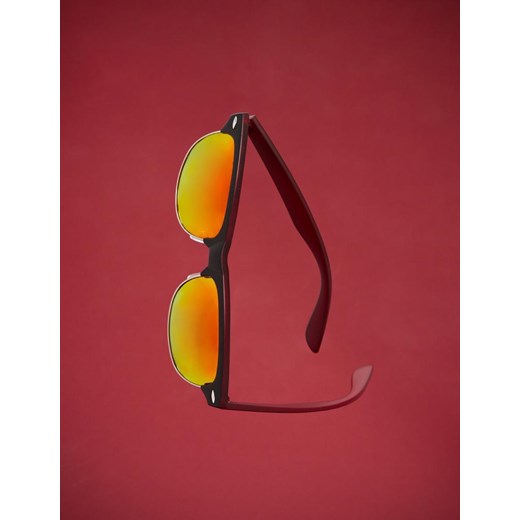 Okulary MIKES III Czarny-Czerwony - Diverse - Diverse