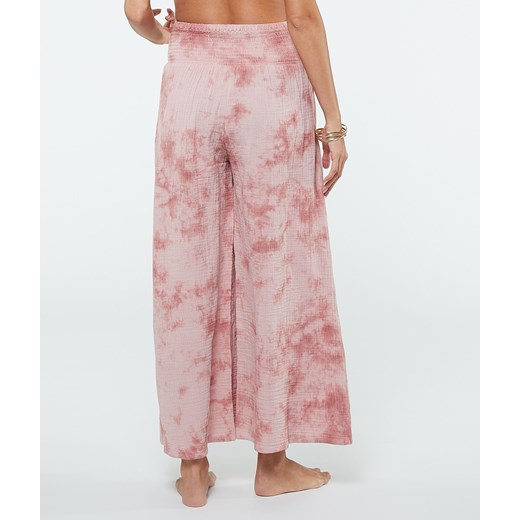 Djena Pantalon Tie And Dye Coupe Large - Różowy - Etam Etam.pl