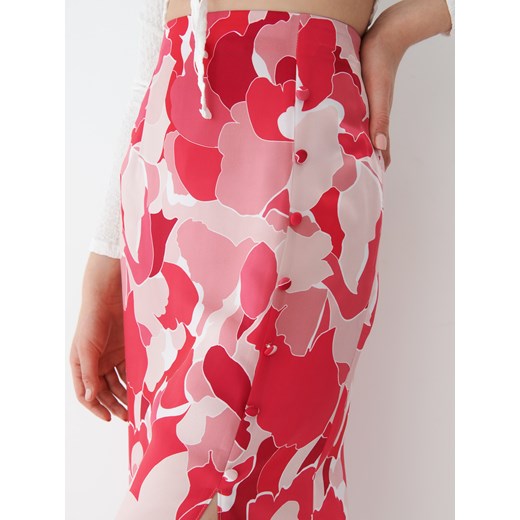 Mohito - Wzorzysta spódnica midi - Różowy Mohito 34 Mohito