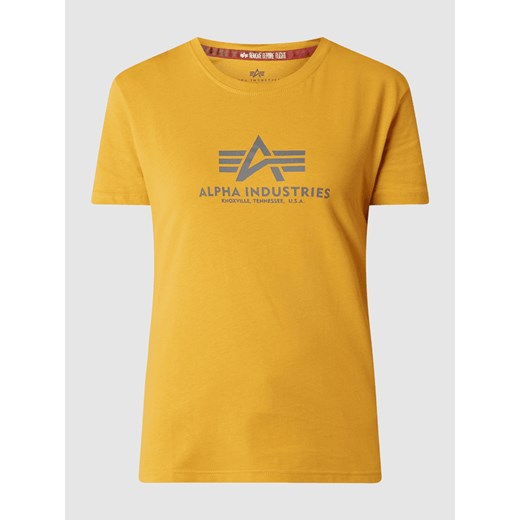 T-shirt z bawełny Alpha Industries XL Peek&Cloppenburg 